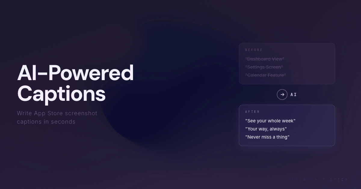 How to Use AI to Write App Store Screenshot Captions