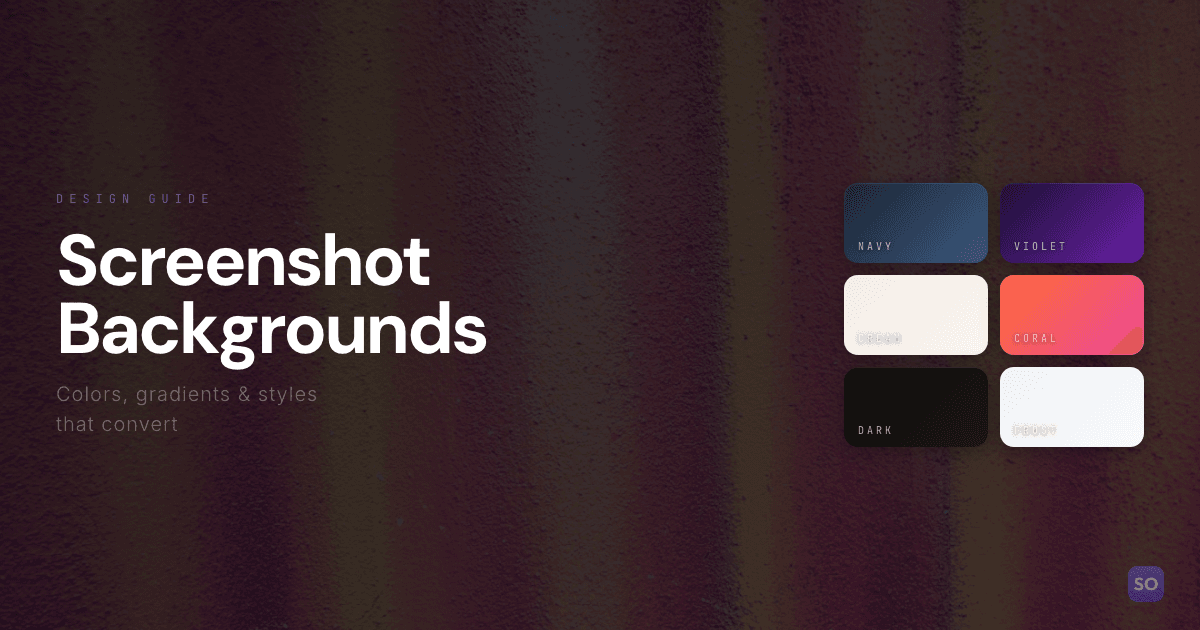 App Store Screenshot Backgrounds: Colors, Gradients & Styles That Convert