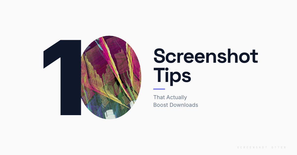 10 App Store Screenshot Tips